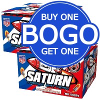 Fireworks - BOGO! Buy One Get One Free Fireworks Special - Buy One Get One 100 Shot Saturn Missile Battery