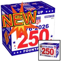Fireworks - Wholesale Fireworks - 250 Light Up Fountain Wholesale Case 4/1