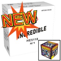 Fireworks - Wholesale Fireworks - Incredible 500g Wholesale Case 4/1