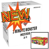 Fireworks - Wholesale Fireworks - 3 Minute Monster 500g Wholesale Case 3/1