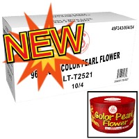 Fireworks - Wholesale Fireworks - 96 Shot Color Pearl Flower 200g Wholesale Case 40/1