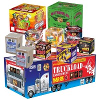 Fireworks - 500g Firework Cakes - Mad OX Truckload 500g Fireworks Assortment