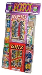 Fireworks - Assortments - These fireworks packs provide a wide variety of effects all in one package! - JACKPOT BAG