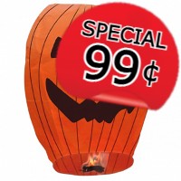 99 CENT SPECIAL Sky Lantern Pumpkin 1 Piece Fireworks For Sale - Novelties 