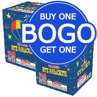 Buy One Get One 16 Shot Nite Parachute Fireworks For Sale - Parachutes 