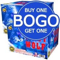 Buy One Get One Night Wolf 500g Fireworks Cake Fireworks For Sale - 500g Firework Cakes 
