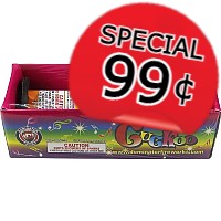 99 CENT SPECIAL Cuckoo Fountain Fireworks For Sale - 99 Cent Fireworks Special 