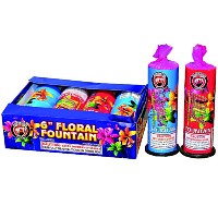 Fireworks - Miscellaneous Fireworks - 6 inch Assorted Fountain 4 Piece
