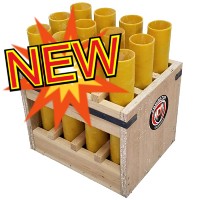 1.91 inch 12 Shot Vertical Mortar Rack Fireworks For Sale - Fiberglass Mortar Tubes 