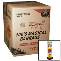 100S Magical Barrage Wholesale Case 40/1 Fireworks For Sale - 200G Multi-Shot Cake Aerials 