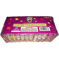 Premium Ground Bloom 72 Piece Fireworks For Sale - Spinners 