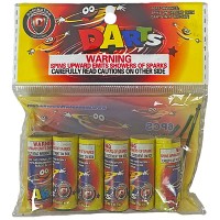 Darts 6 Piece Fireworks For Sale - Sky Flyer & Helicopters 