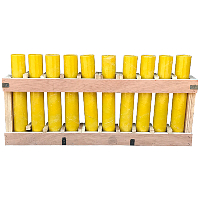 10 Shot Consumer Vertical Mortar Rack Fireworks For Sale - Fiberglass Mortar Tubes 