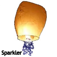 Sky Lantern Sparkler Star 1 Piece Fireworks For Sale - Novelties 