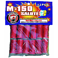 M-150 Salute Firecrackers 12 Piece Fireworks For Sale - Firecrackers 