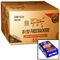 M-150 Salute Firecrackers Wholesale Case 40/36 Fireworks For Sale - Wholesale Fireworks 