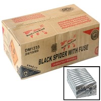 Fireworks - Firecrackers - Black Spider Firecrackers Wholesale Case 240/60