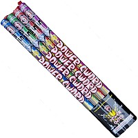 5 Shot Power Sword Roman Candle Fireworks For Sale - Roman Candles 