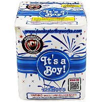 Fireworks - 200G Multi-Shot Cake Aerials - Its a Boy! 200g Fireworks Cake
