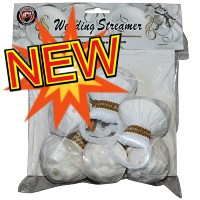 Throw Wedding Streamers 6 Piece Fireworks For Sale - Novelties 