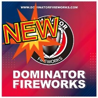 1M x 1M Dominator Banner Fireworks For Sale - Fireworks Promotional Supplies 