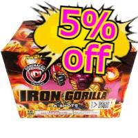 Iron Gorilla 500g Fireworks Cake Fireworks For Sale - 500g Firework Cakes 