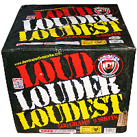 Loud-Louder-Loudest Fireworks For Sale - 500g Firework Cakes 