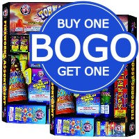 Fireworks - BOGO! Buy One Get One Free Fireworks Special - Buy One Get One Tornado Fireworks Assortment