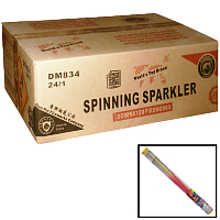Fireworks - Wholesale Fireworks - Spinning Sparkler Wholesale Case 24/1