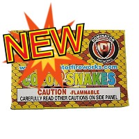 Snakes Color 6 Piece Fireworks For Sale - Snakes Firework Non-explosive No Minimum order and lower shipping rates! 