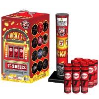 Cody B Lucky 7s 12 Shot Reloadable Artillery Fireworks For Sale - Reloadable Artillery Shells 