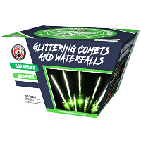Glittering Comets and Waterfalls 500g Fireworks Cake Fireworks For Sale - 500g Firework Cakes 