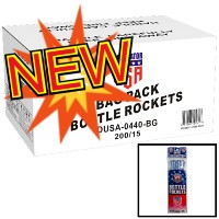 Fireworks - Wholesale Fireworks - Bag Pack Bottle Rockets Wholesale Case 200/15