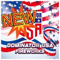 Fireworks - Fireworks Promotional Supplies - 1M x 1M Dominator USA Banner