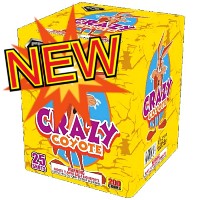 Fireworks - 200G Multi-Shot Cake Aerials - Crazy Coyote 200g Fireworks Cake