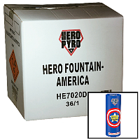 Hero Fountain America Wholesale Case 36/1 Fireworks For Sale - Wholesale Fireworks 
