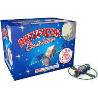 Artificial Satellite 144 Piece Fireworks For Sale - Sky Flyer & Helicopters 