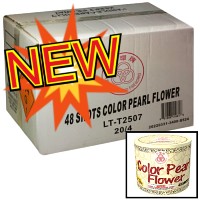 48 Shot Color Pearl Flower 200g Wholesale Case 20/4 Fireworks For Sale - Wholesale Fireworks 