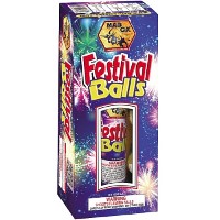 Festival Balls Artillery 6 Shot Fireworks For Sale - Reloadable Artillery Shells 