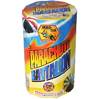 Fireworks - Parachutes - Parachute Battalion Daytime Cake