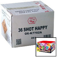 36 Shot Happy Wholesale Case 24/1 Fireworks For Sale - Wholesale Fireworks 
