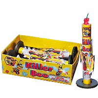 Killer Bee Fountain 4 Piece Fireworks For Sale - Fountains Fireworks 