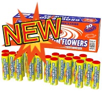 Fireworks - Spinners - Ground Bloom Flowers 20 Piece