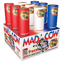 Mad Cow Fireworks For Sale - 200G Multi-Shot Cake Aerials 