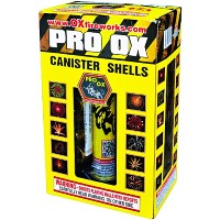 Fireworks - Reloadable Artillery Shells - Pro Ox Mini Max Canister Shells Artillery 12 Shot