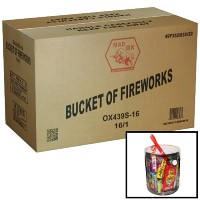 Small Bucket of Fireworks Wholesale Case 16/1 Fireworks For Sale - Wholesale Fireworks 