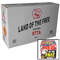 Fireworks - Wholesale Fireworks - Land of the Free Wholesale Case 6/1