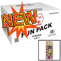 Mad Ox Fun Pack Assortment Wholesale Case 24/1 Fireworks For Sale - Wholesale Fireworks 