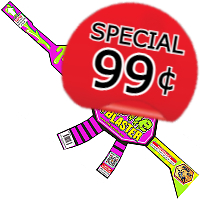 99 CENT SPECIAL Slime Blaster Fountain Fireworks For Sale - Fountains Fireworks 