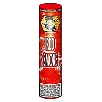 Fireworks - Smoke Items - Red Color Smoke Tube 1 Piece